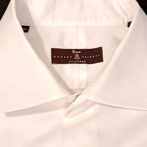Robert Talbott Tailored Fit Dress Shirt in White